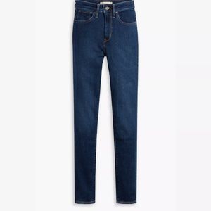 721 HIGH RISE SKINNY WOMEN'S JEANS, blue dark wash, size 29